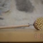 Brosse manche bois vaisselle