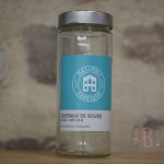 Pot en verre cristaux  de soude 580mL