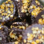 Galette choco noir orange confite