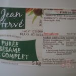 Purée de sésame 1/2 complet