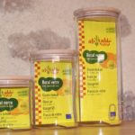 Bocal en verre et couvercle bois 0,8 L