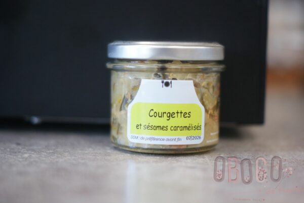 Courgette aux sésames caramélisés 100g