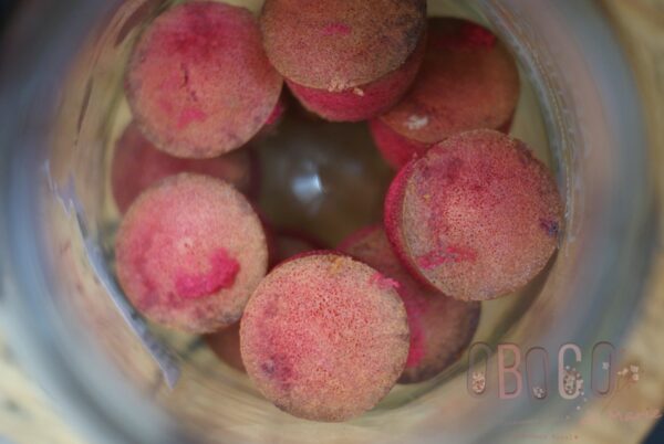 Financier amande framboise